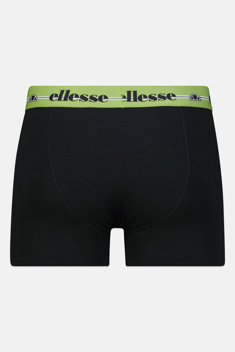 Ellesse Men 3 Pieces Brand Logo Trunks, Multicolor - Image 2